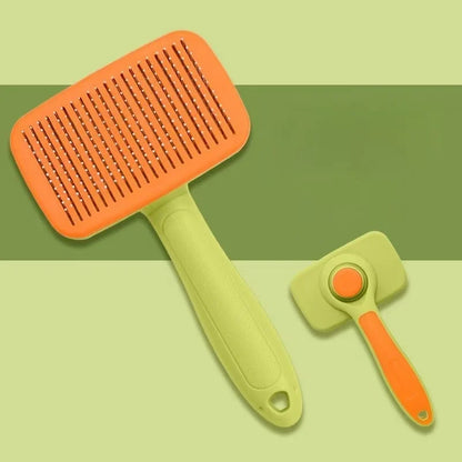 Caresse Douce – brosse vert-orange