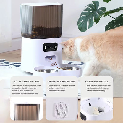 Distributeur automatique caméra intégré 